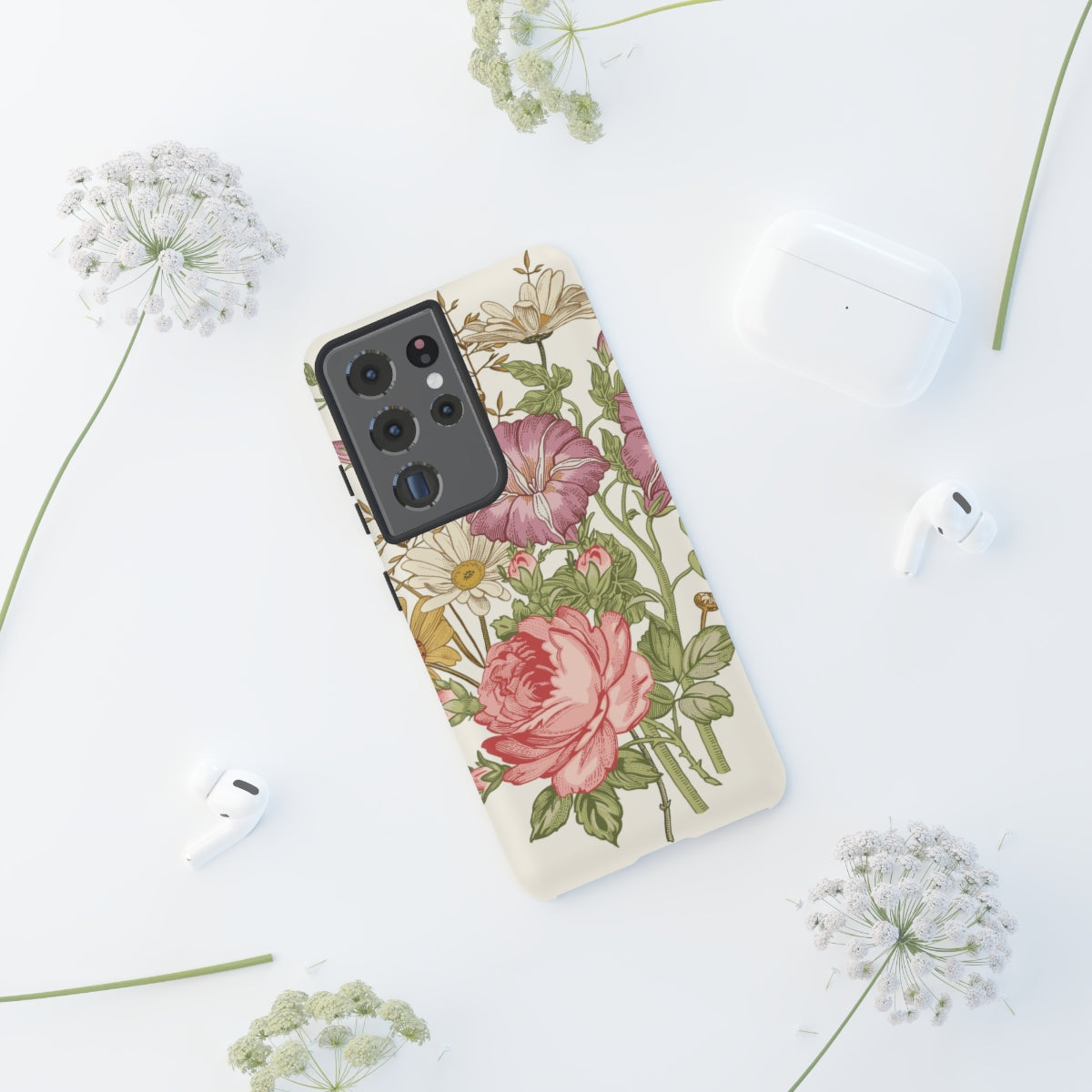 Bouquet Rose Vintage Flower Samsung Case (Protective) Phone Case