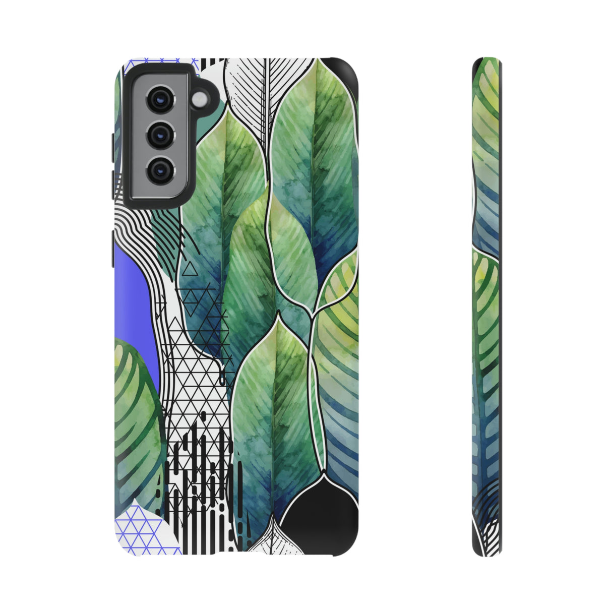 Green Leafs Android Case (Protective) Samsung Galaxy S21 Plus Matte Phone Case