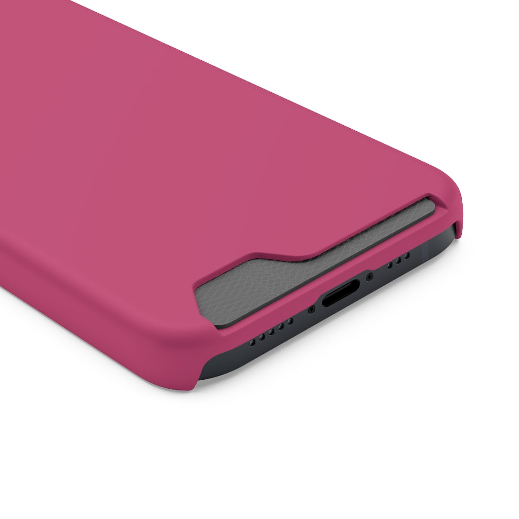 Fuchsia Rose iPhone Case (Card) Phone Case