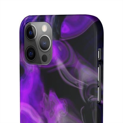 Purple Marble iPhone Case (Slim) Phone Case