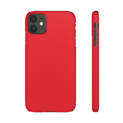 Alizarin crimson iPhone Case (Slim) iPhone 11 Matte Phone Case