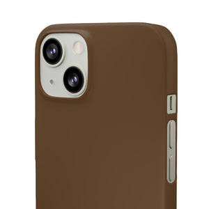 Dark Brown iPhone Case (Slim) Phone Case