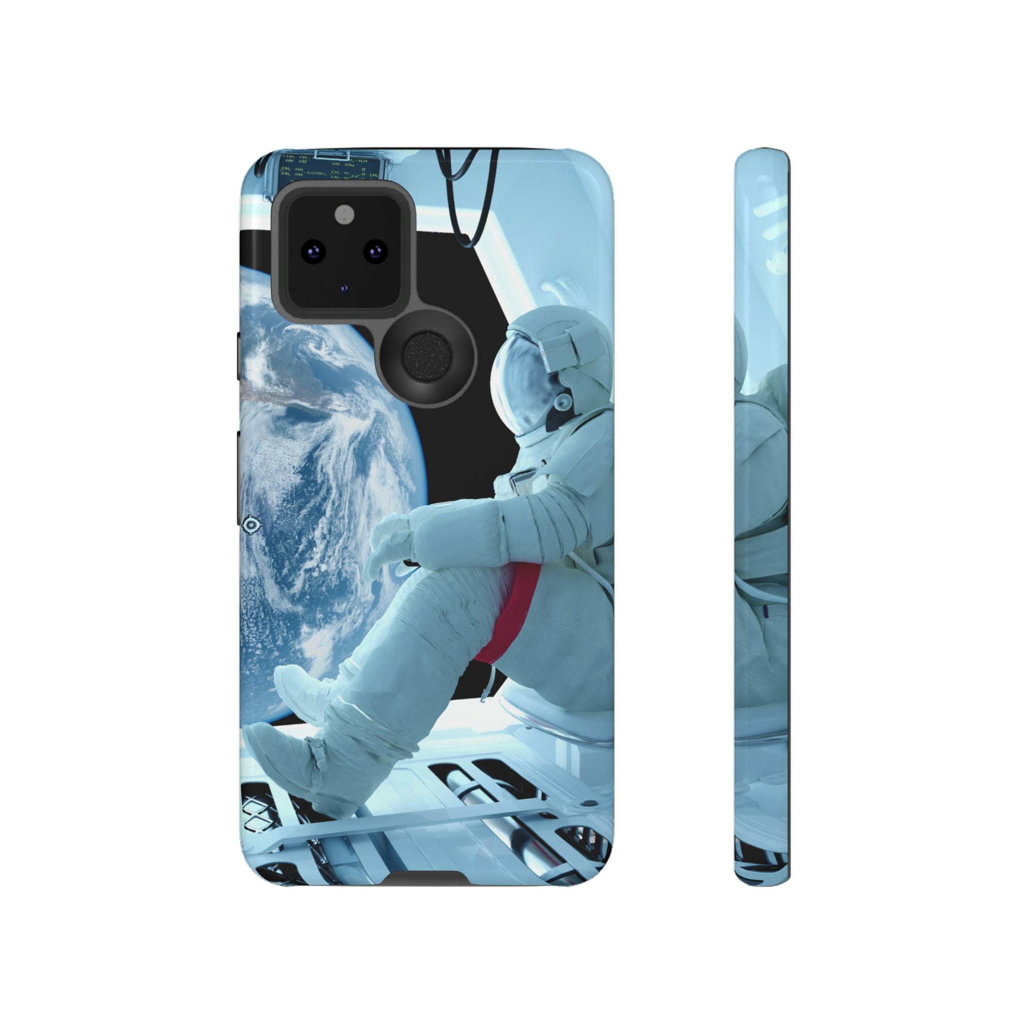 Astronaut Shuttle Android Case (Protective) Google Pixel 5 5G Glossy Phone Case