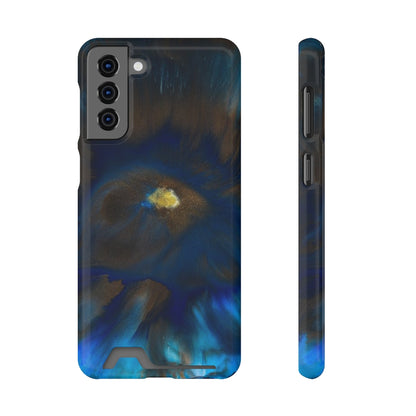 Space Galaxy Ink Art Samsung Case (Card) Samsung Galaxy S21 Plus Glossy Without gift packaging Phone Case