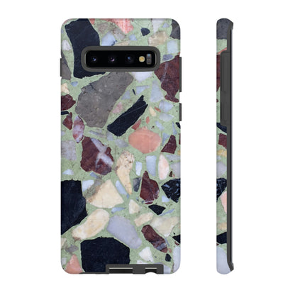 Terrazzo in Green Android Case (Protective) Samsung Galaxy S10 Plus Matte Phone Case