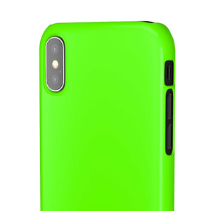 Bright Green iPhone Case (Slim) Phone Case