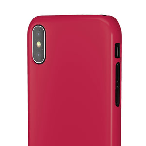 Bright Maroon iPhone Case (Slim) Phone Case