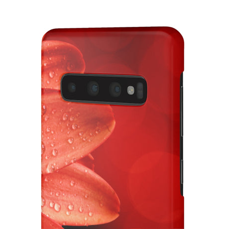 Red Spring Flower Samsung/iPhone (Slim) Samsung Galaxy S10 Glossy Phone Case