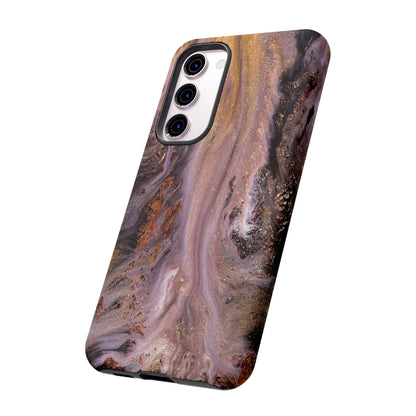 Pink Marble Ink Art Android Case (Protective) Phone Case