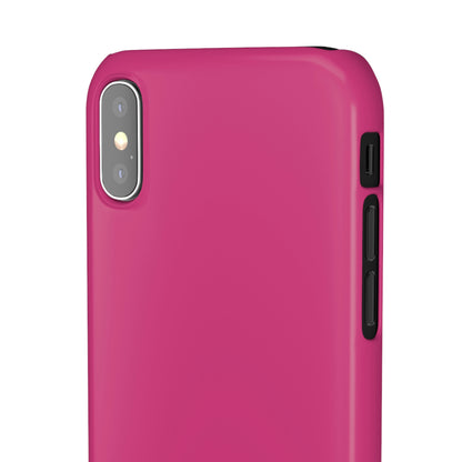 Fuchsia Purple iPhone Case (Slim) Phone Case