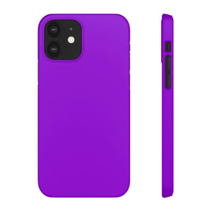 Dark Violet iPhone Case (Slim) iPhone 12 Matte Phone Case