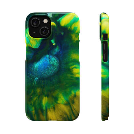 Dragon Eye Ink Art iPhone Case (Slim) iPhone 14 Glossy Phone Case