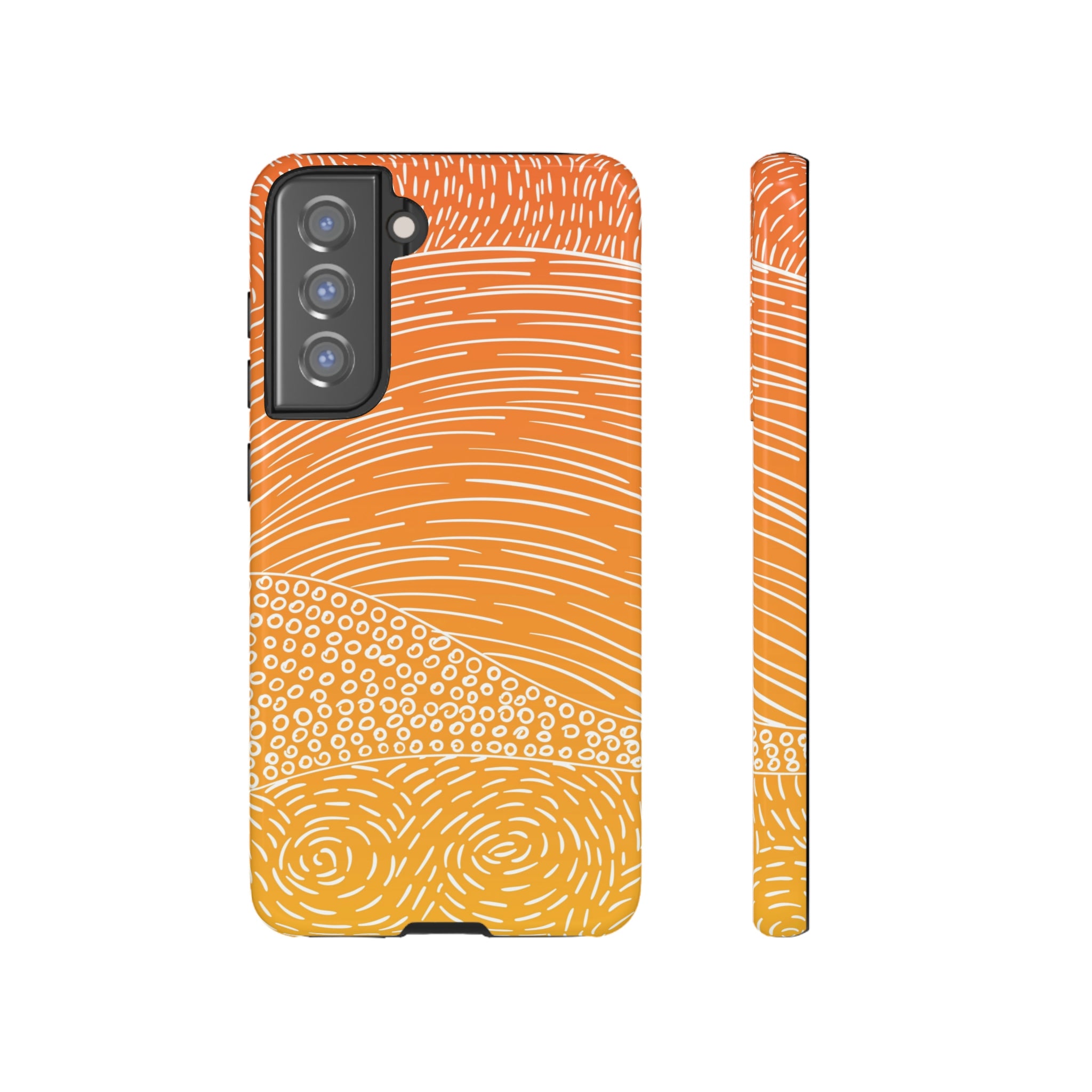 Minimalist Line Art Android Case (Protective) Samsung Galaxy S21 FE Glossy Phone Case