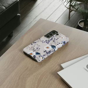 Blue Summerflowers Android Case (Protective) Phone Case