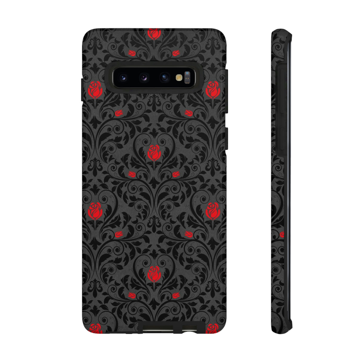 Angerunge Gothic Flower Samsung Case (Protective) Samsung Galaxy S10 Glossy Phone Case