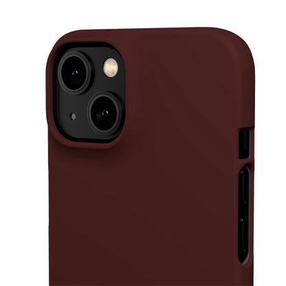 Dark Sienna Purple iPhone Case (Slim) Phone Case