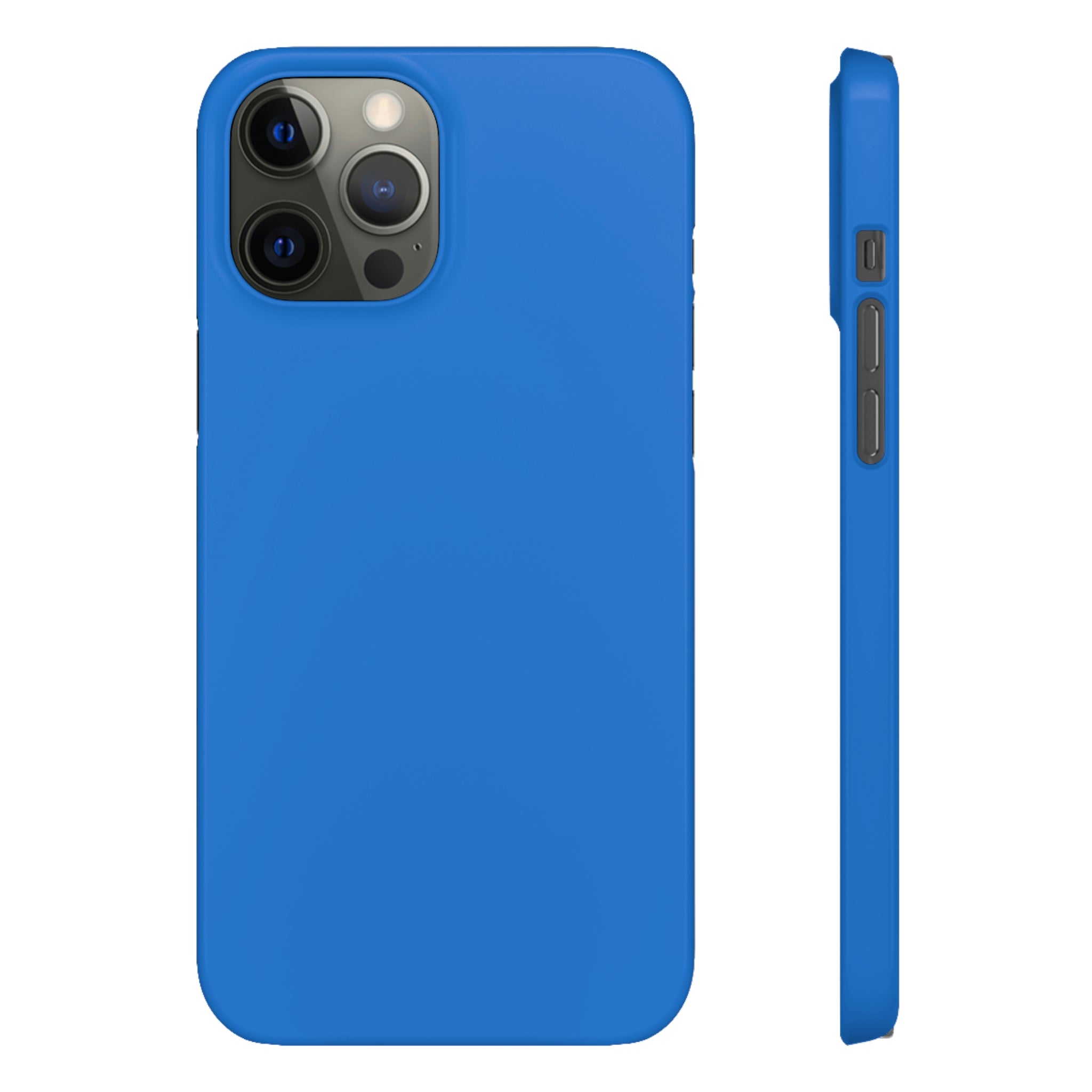 Bright Navy Blue iPhone Case (Slim) iPhone 12 Pro Max Glossy Phone Case