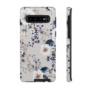 Blue Summerflowers Android Case (Protective) Samsung Galaxy S10 Matte Phone Case