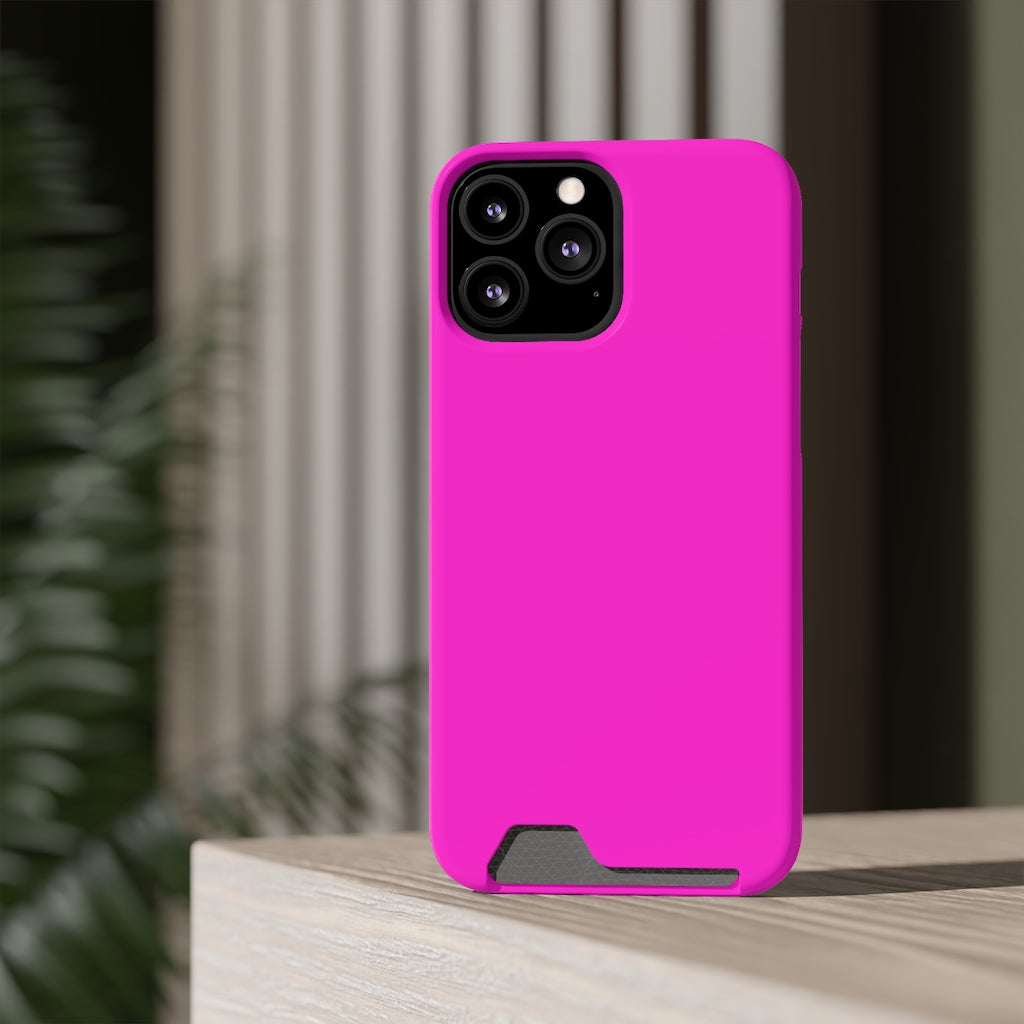 Hot Magenta iPhone Case (Card) Phone Case