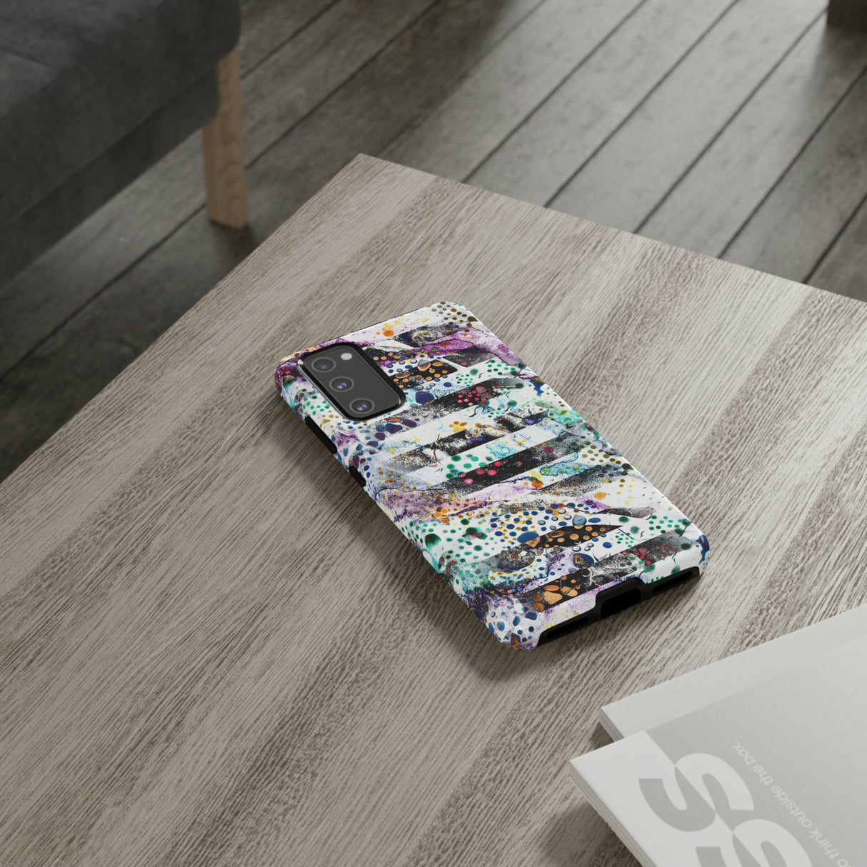 Abstract Green Purple Android Case (Protective) Phone Case