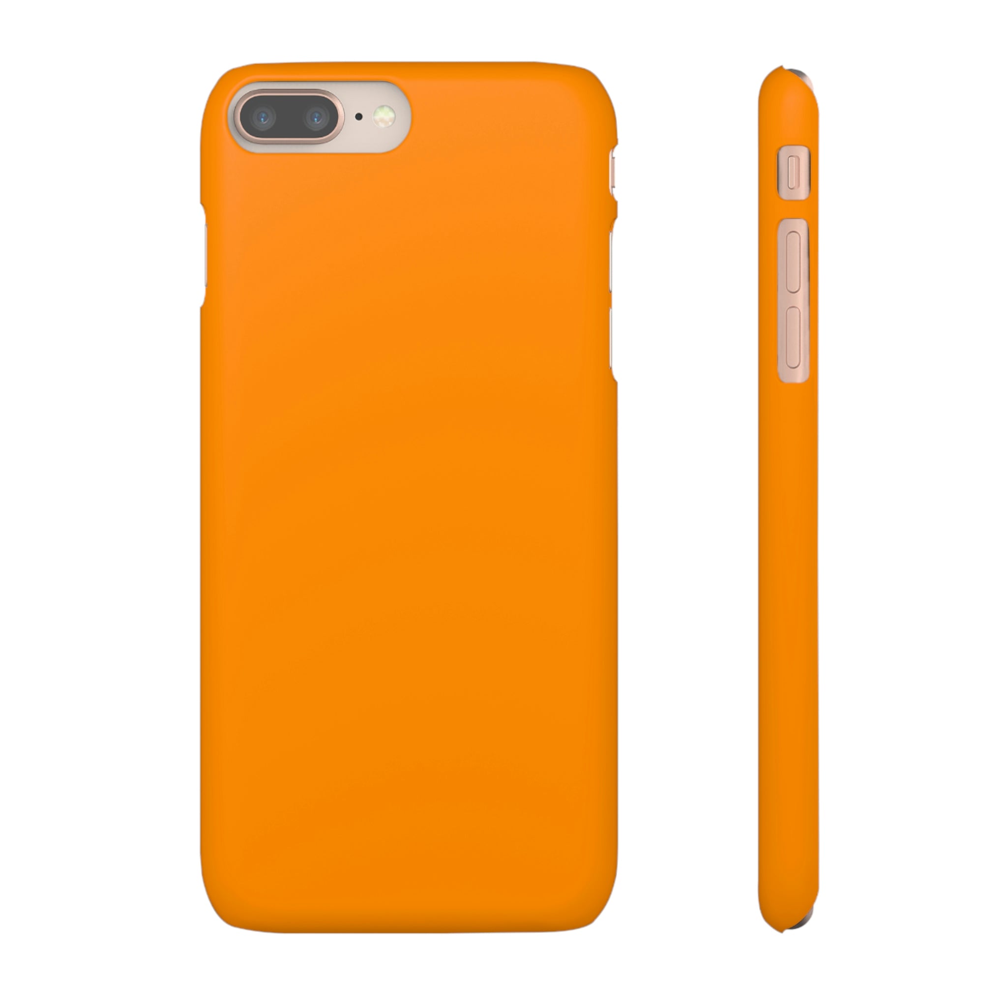 Dark Orange iPhone Case (Slim) iPhone 8 Plus Matte Phone Case