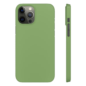 Asparagus Green iPhone Case (Slim) iPhone 12 Pro Max Glossy Phone Case