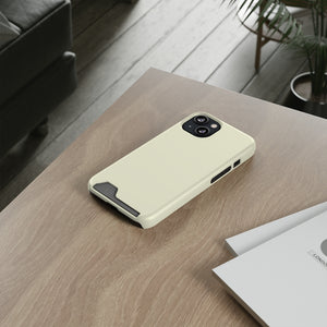 Beige iPhone Case (Card) Phone Case