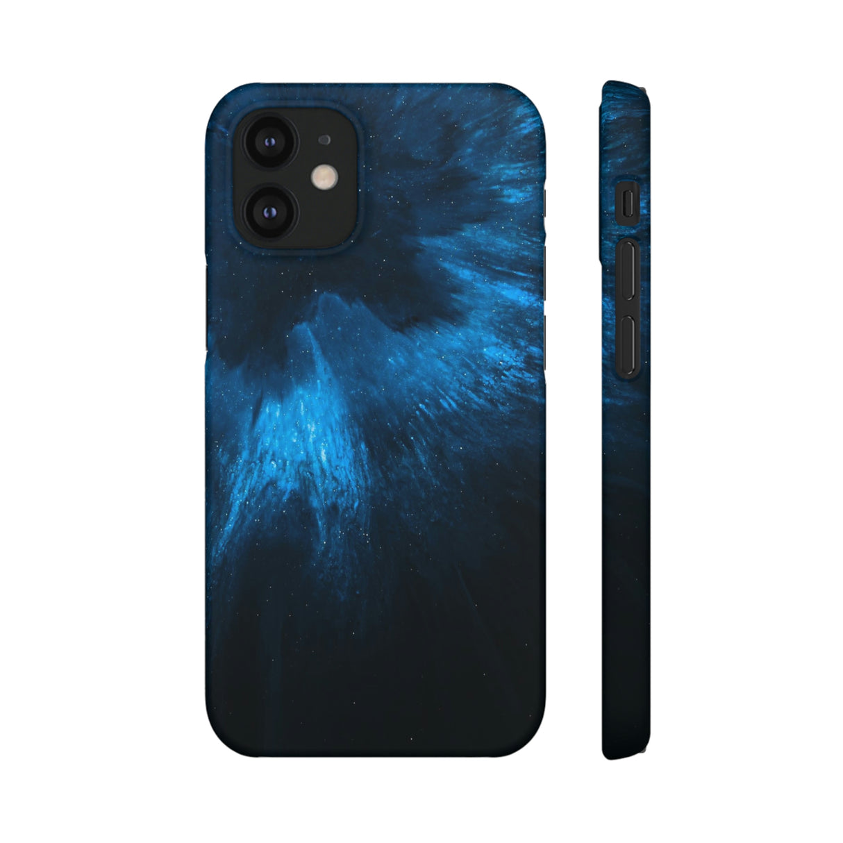 Deep Space Ink Art iPhone Case (Slim) iPhone 12 Mini Matte Phone Case