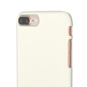 Floral White iPhone Case (Slim) Phone Case