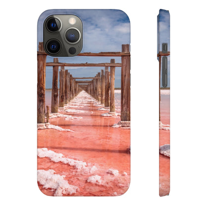 Pink Color of Salt Lake Samsung/iPhone (Slim) Phone Case