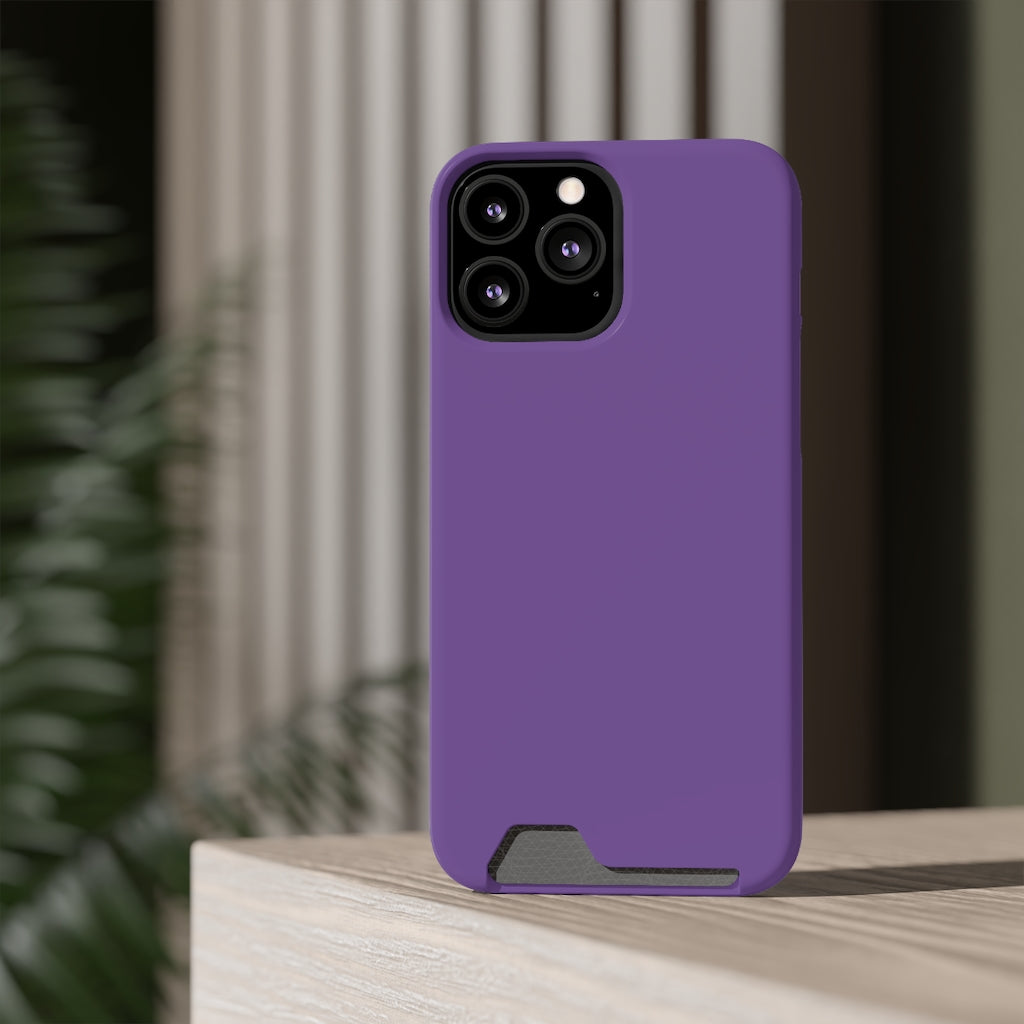 Dark Lavender iPhone Case (Card) Phone Case