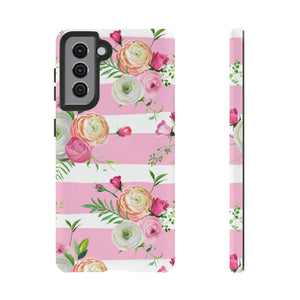 Pink Roses Android Case (Protective) Samsung Galaxy S21 Matte Phone Case