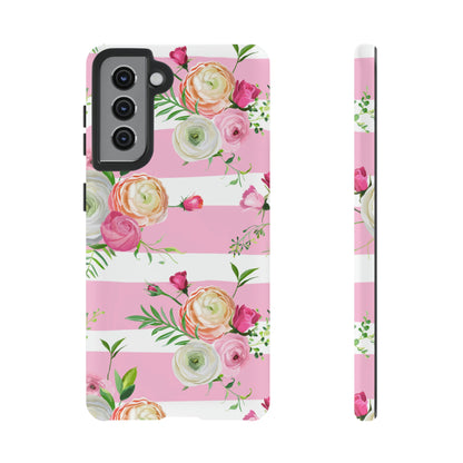 Pink Roses Android Case (Protective) Samsung Galaxy S21 Matte Phone Case