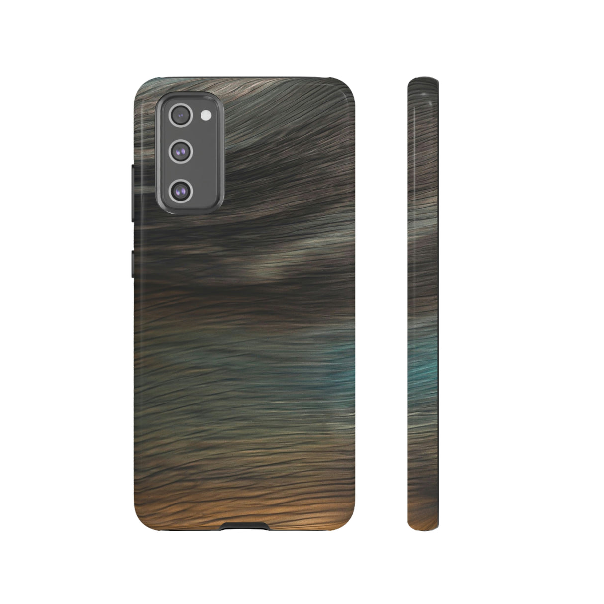 Brush Strokes Ink Art Android Case (Protective) Samsung Galaxy S20 FE Glossy Phone Case