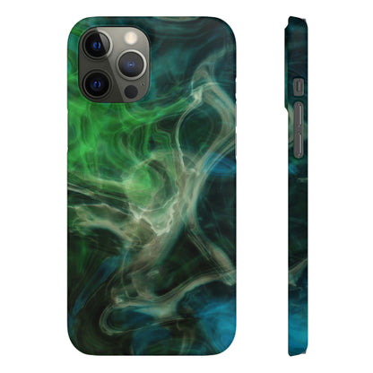 Green Marble iPhone Case (Slim) iPhone 12 Pro Max Matte Phone Case