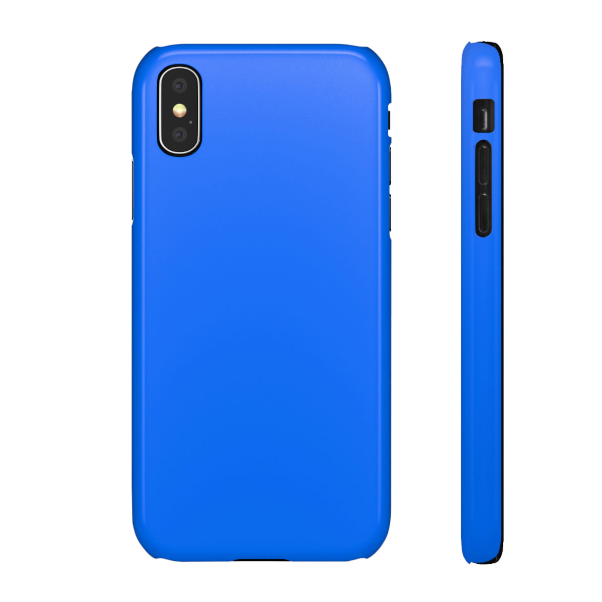 Brandeis Blue iPhone Case (Slim) iPhone X Glossy Phone Case