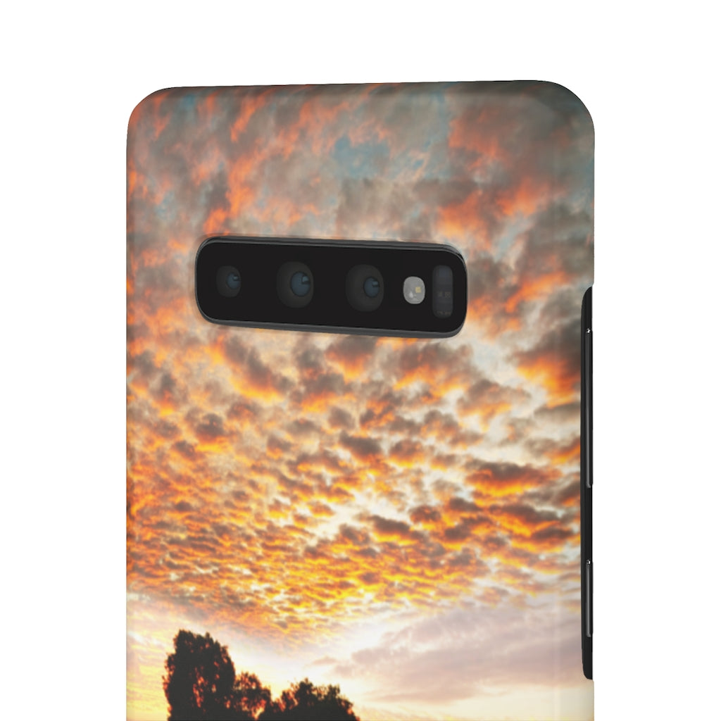 Sunset on the Tropical River Samsung/iPhone (Slim) Samsung Galaxy S10 Plus Glossy Phone Case