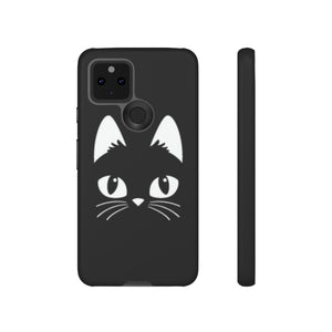 Cartoon Cat Icon Android Case (Protective) Google Pixel 5 5G Matte Phone Case