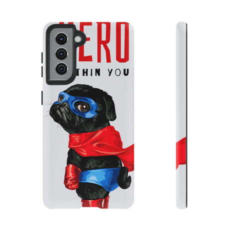 Hero Pug Android Case (Protective) Samsung Galaxy S21 Matte Phone Case