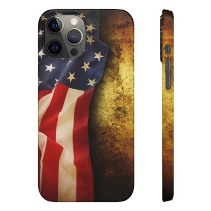 Close up of American flag Samsung/iPhone (Slim) Phone Case