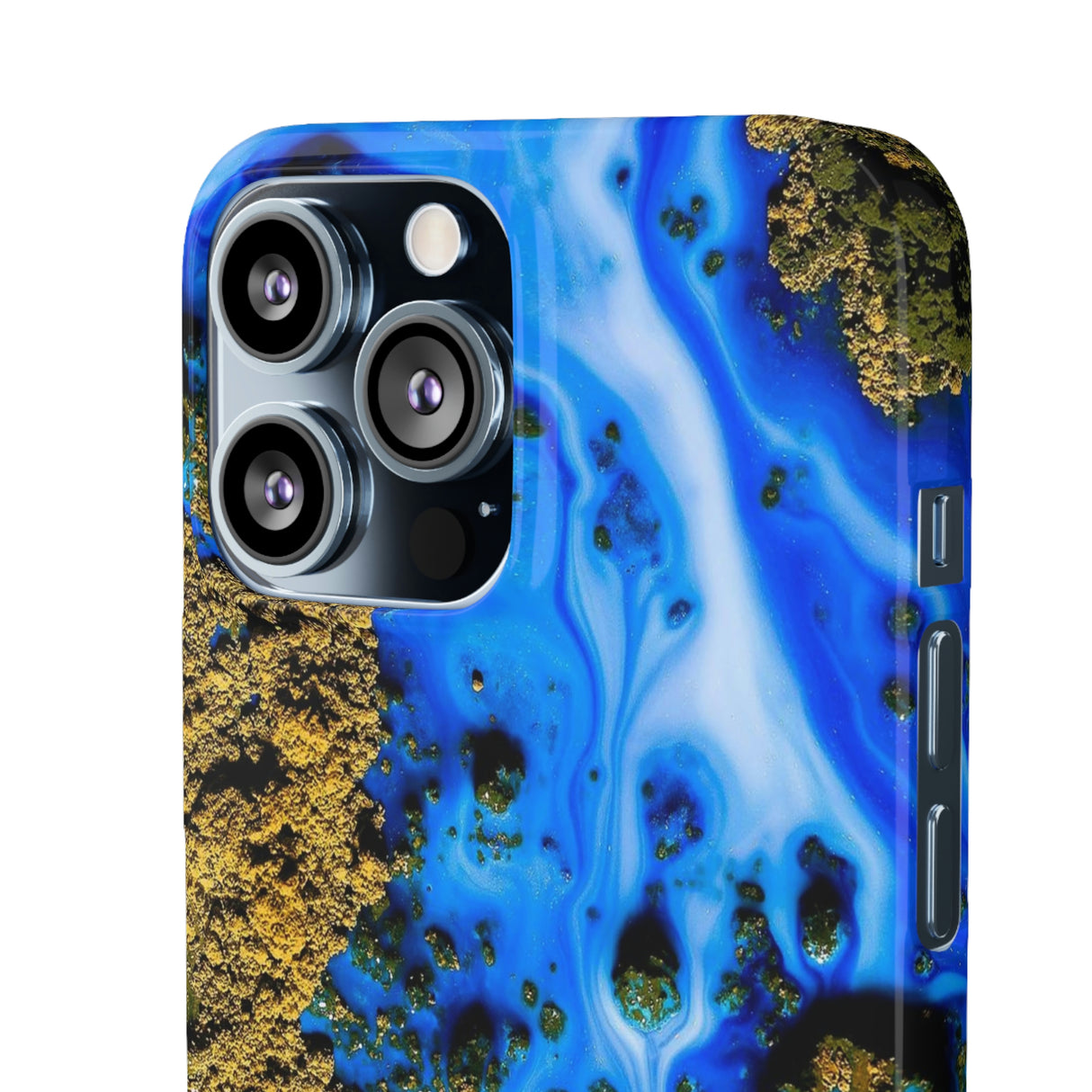 Blue River Ink Art iPhone Case (Slim) Phone Case