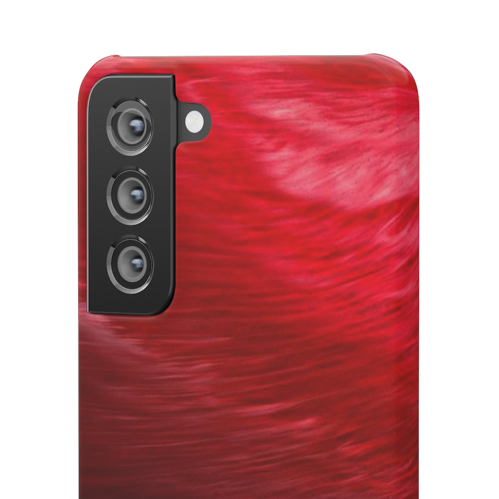 Red Feather Ink Art Android Case (Slim) Phone Case