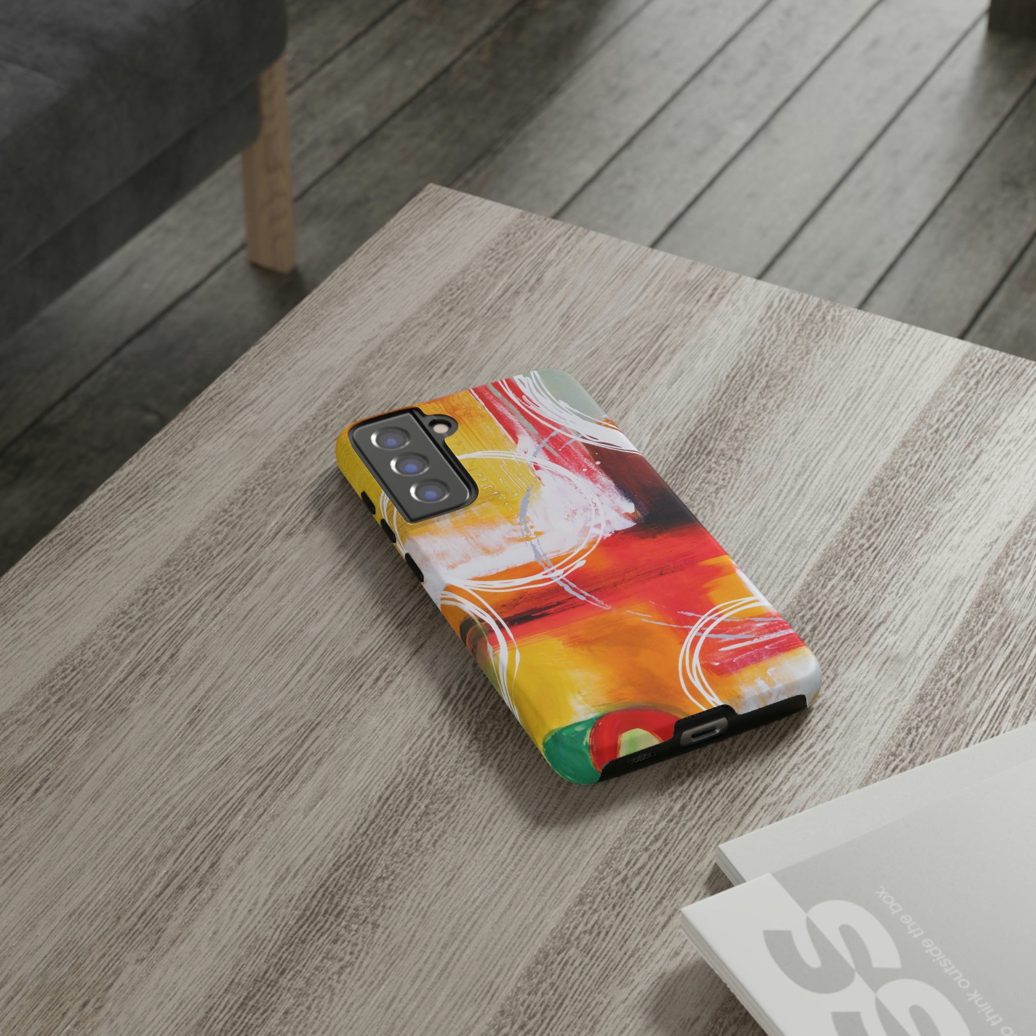 Abstract Yellow Android Case (Protective) Phone Case