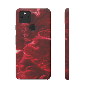 Red Velvet Ink Art Android Case (Slim) Google Pixel 5 Matte Phone Case