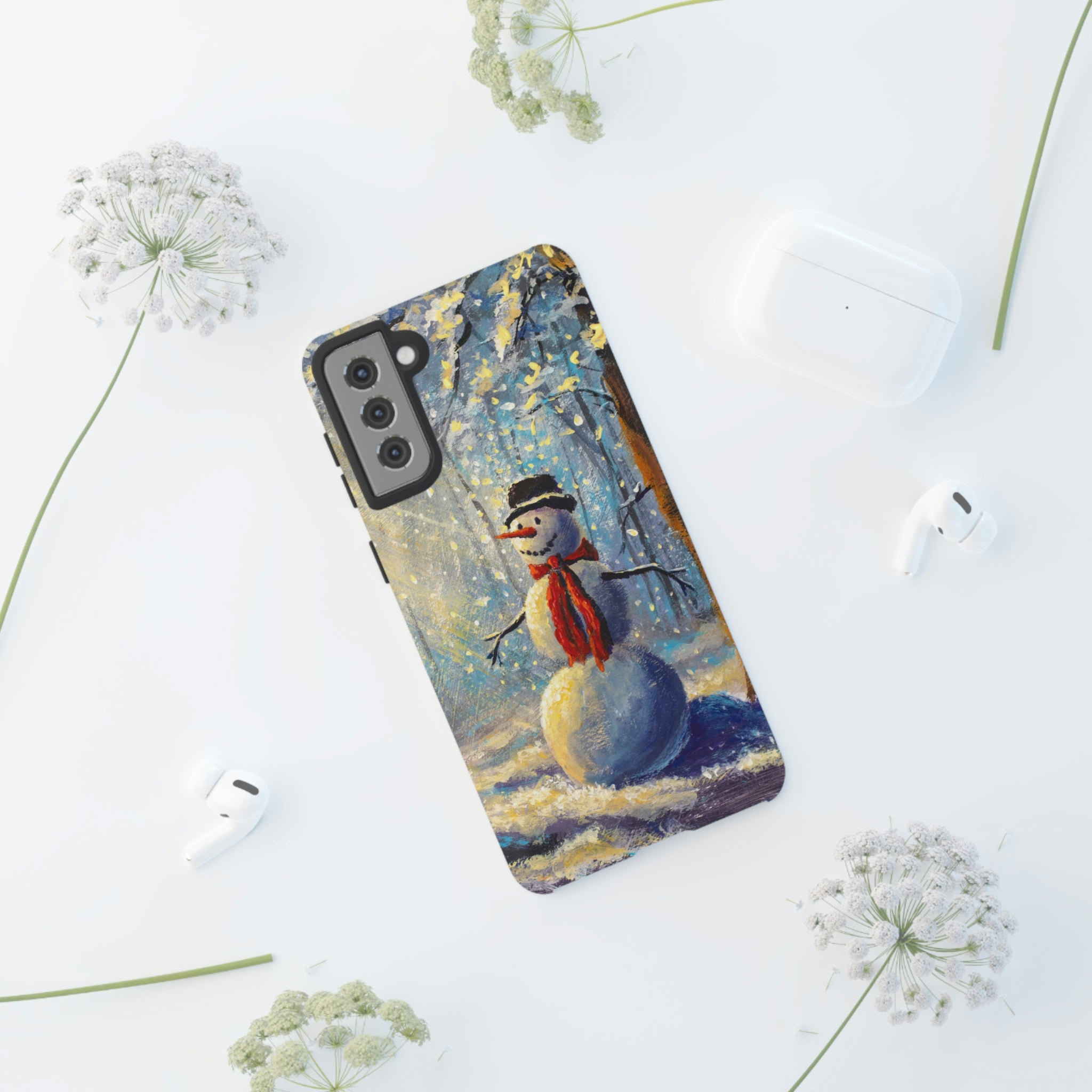 Happy Snowman Android Case (Protective) Phone Case