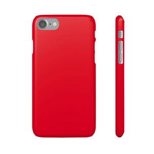 Cadmium Red iPhone Case (Slim) iPhone 7 Glossy Phone Case