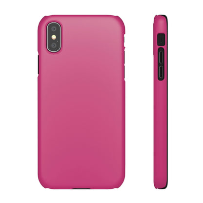 Fuchsia Purple iPhone Case (Slim) iPhone XS Matte Phone Case