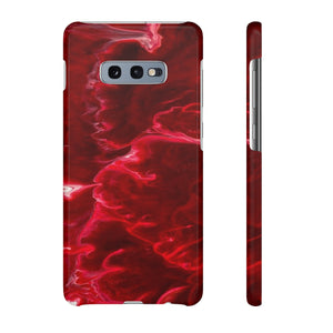 Red Velvet Ink Art Android Case (Slim) Samsung Galaxy S10E Glossy Phone Case