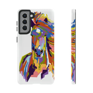 Horse Abstract Art Android Case (Protective) Samsung Galaxy S21 Glossy Phone Case