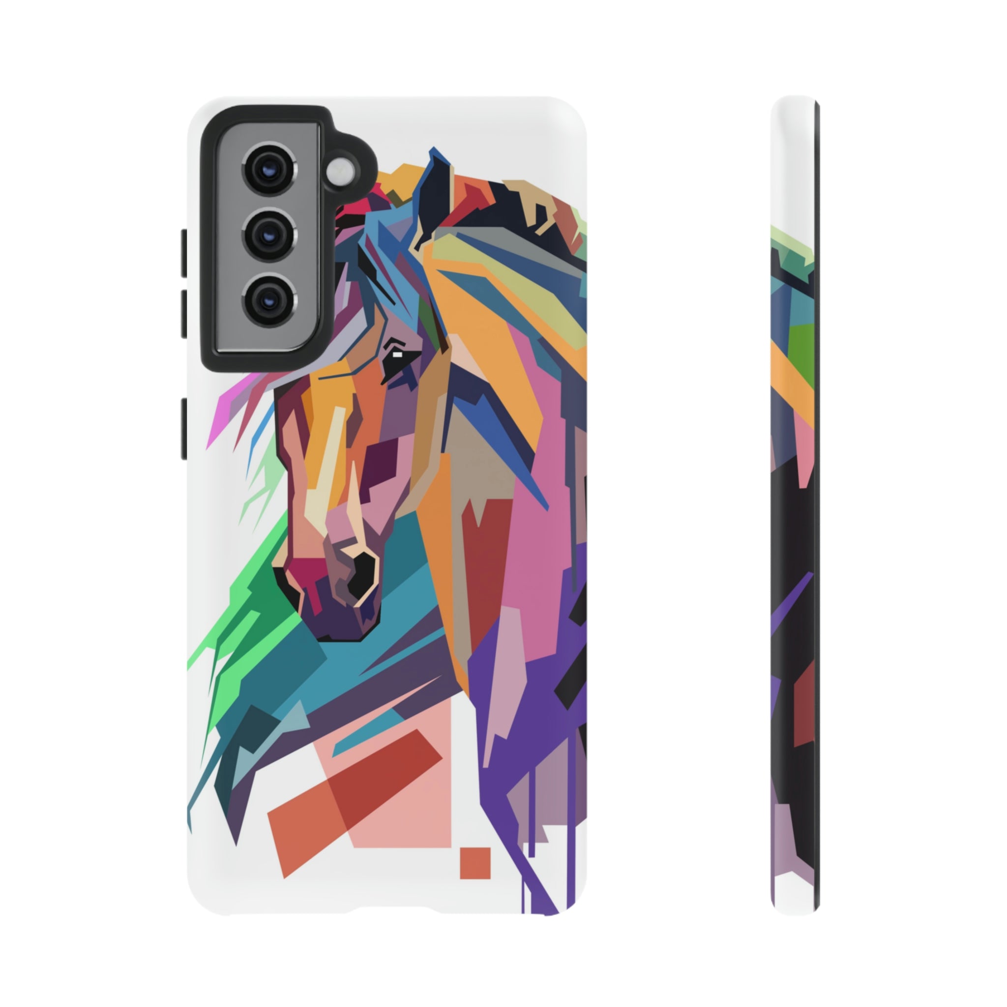 Illustration Horse Android Case (Protective) Samsung Galaxy S21 Matte Phone Case